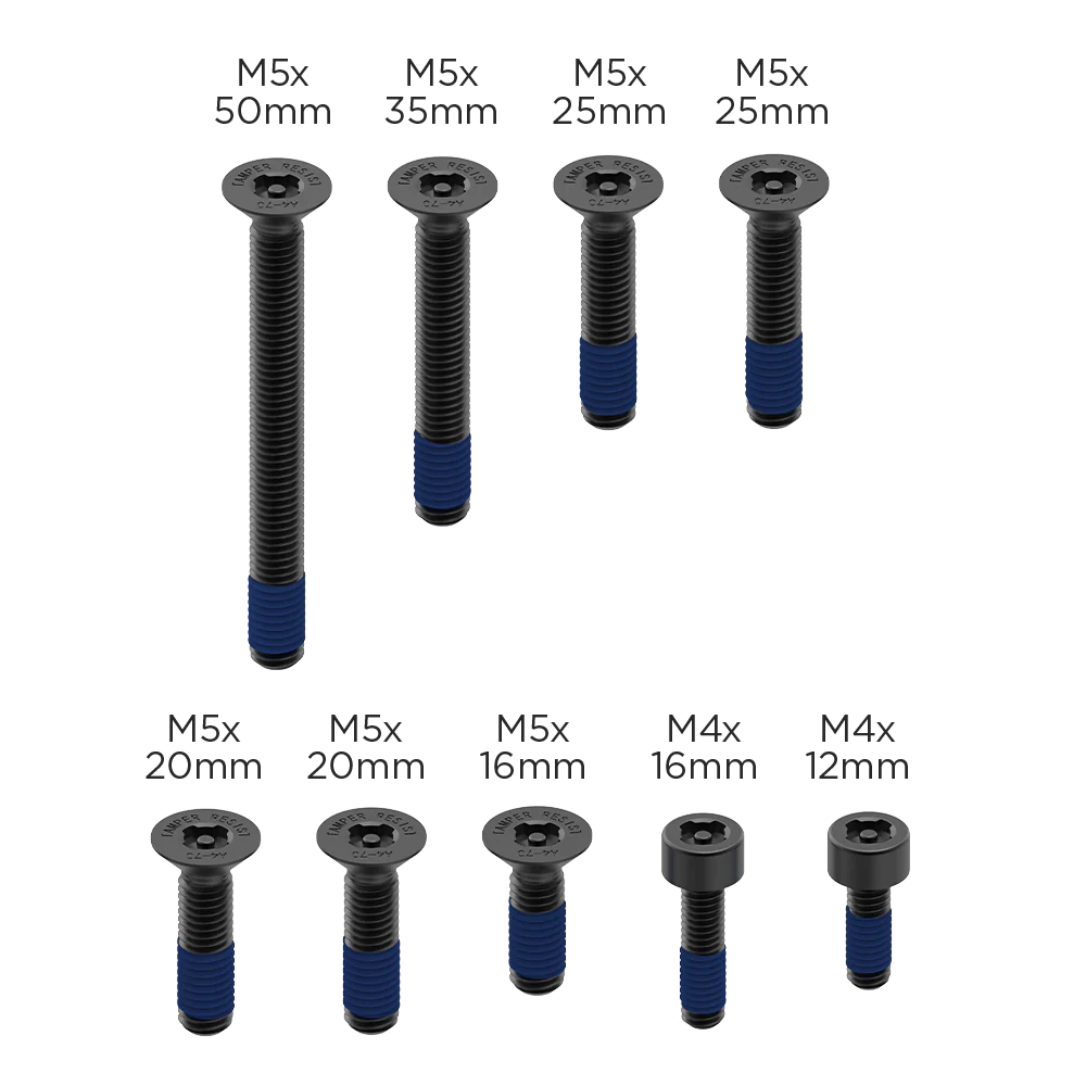Quad Lock tyverisikringsskruesæt - Sikkerhed til din montering